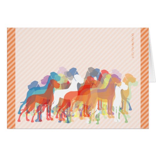 Modern Great Dane Group Cards (Front Horizontal)