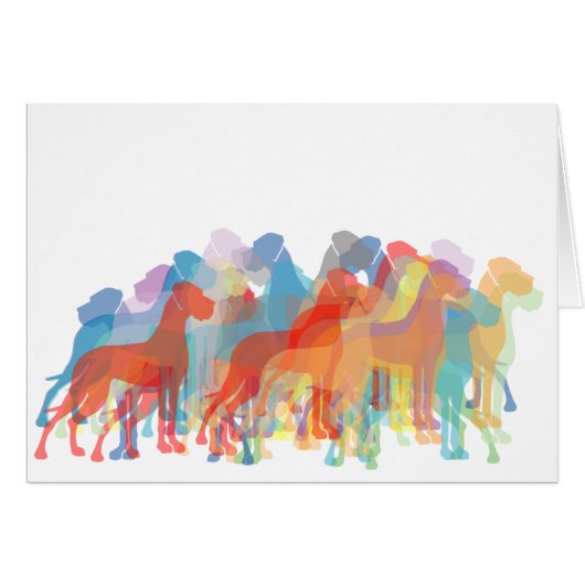 Modern Great Dane Group Cards (Front Horizontal)