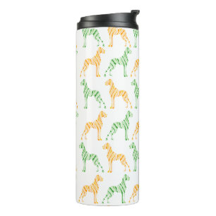Modern Great Dane pattern Thermal Tumbler
