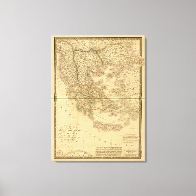 Modern Greece Canvas Print (Front)