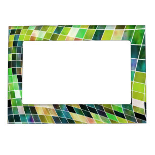 Modern Green Abstract Magnetic Frame
