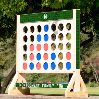 Modern Green Artistic Family Game Pattern