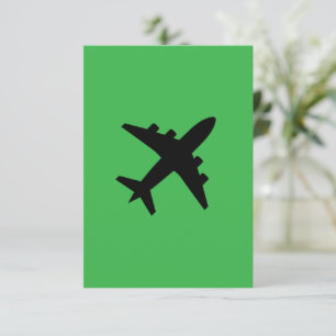 Modern Green Background Minimalist Neon Design Enclosure Card