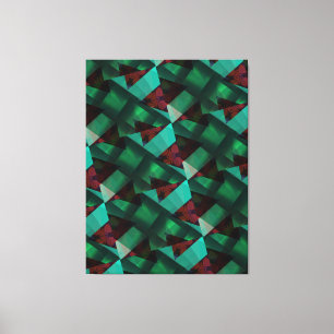 Modern -Green -Brown-Very Nice Canvas Print