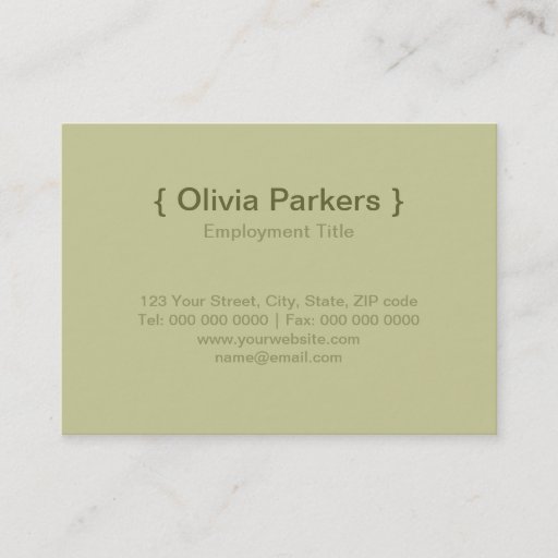 Customizable Modern Green Business Cards
