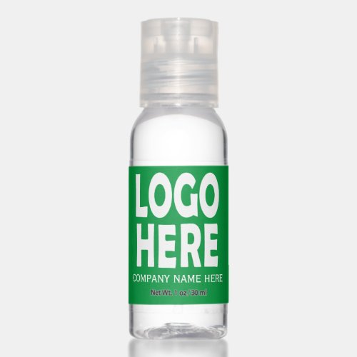 Modern green business custom logo promotional hand hand sanitizer