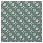 Modern Green Geometric Circle Pattern Fabric