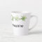 Modern Green House Plants Personalized Latte Mug