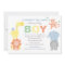 Modern Green Jungle Animals Baby Boy Shower