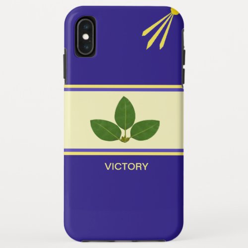 Modern Green Leaves iPhone XS Max Case