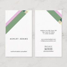 modern green minimalist geometric pattern