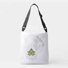 Modern Green New York City Yoga Crossbody Bag