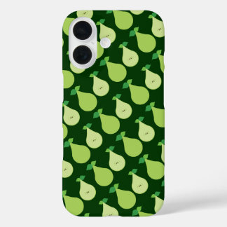 Modern Green Pear iPhone Case
