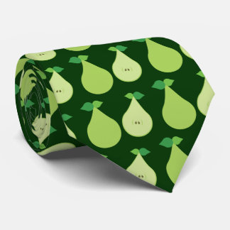 Modern Green Pear Neck Tie