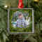 Modern Green Pine Wreath Overlay Photo