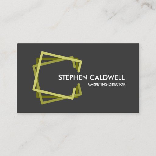 Customizable Modern Green Professional Business Cards