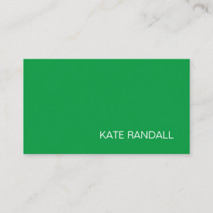 Modern Green Professional Business Card