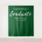 Modern Green Script Congratulations Graduate 