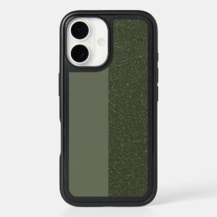 Modern Green Split iPhone 16 Case – Customizable