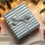 Modern Green Stripes Christmas Wrapping Paper<br><div class="desc">Modern Green Stripes Christmas</div>