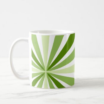 Modern Green Stripes Coffee Mug by MarshallArtsInk at Zazzle
