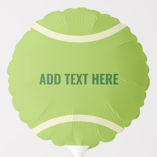 Modern Green Tennis Ball Gift Balloon