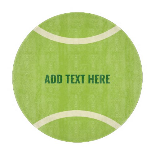 Modern Green Tennis Ball Gift Cutting Board