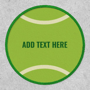 Modern Green Tennis Ball Party Patch