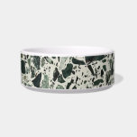 Modern Green Terrazzo Pattern Abstract Bowl<br><div class="desc">Green Seamless Terrazzo.</div>