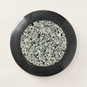 Modern Green Terrazzo Pattern Abstract Wham-O Frisbee