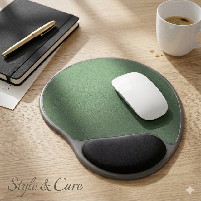 Modern Green Texture Ergonomic Gel Mouse Pad (Modern Green Texture Ergonomic Gel Mouse Pad)
