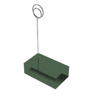 Modern Green Texture Table Card Holder Design