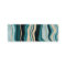 Modern green turquoise agate marble wedding detail