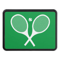 Modern Green White Tennis Racket
