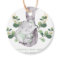Modern Greenery Baby Elephant Green Gold Garden