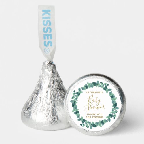 Modern Greenery Baby Shower  Hersheys Kisses