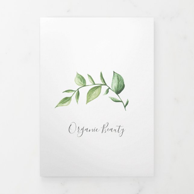 Modern Greenery Elegant Business Brochure (Cover)