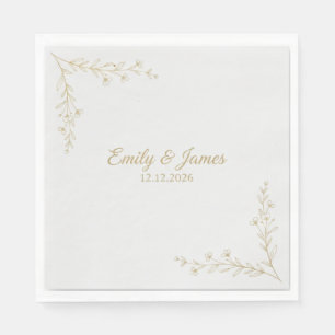 Modern Greenery Eucalyptus Wedding Bridal Shower N Napkins
