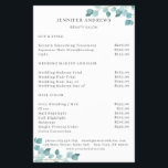 Modern, Greenery Flyer<br><div class="desc">Modern,  Greenery Business Card in black and gray,  white,  green silver.Edit your product in minutes by adding your data. You can change the font/color/position by "further personalize".</div>