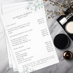 Modern, Greenery Flyer<br><div class="desc">Modern, Greenery Flayer in black-gray, white, green, blue gold.Edit your product in minutes by adding your data. You can change the font/color/position by "further personalize".</div>