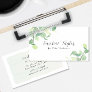 Modern Greenery Watercolor Eucalyptus Boutique Business Card