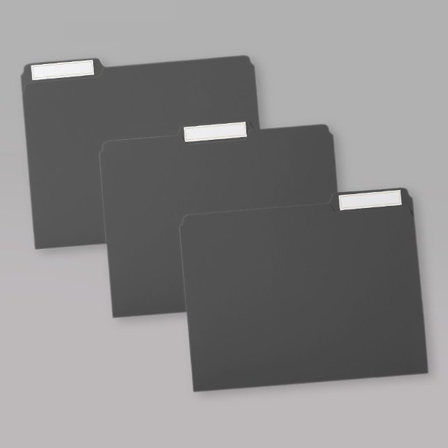 Modern Grey & Dark Grey Professional File Folder (Creator Uploaded)