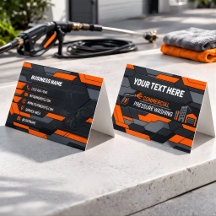 Modern Grey Geometric Power Wash Logo Design