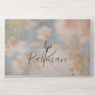 Modern Grey Glitter Beauty HP Laptop skin Skin