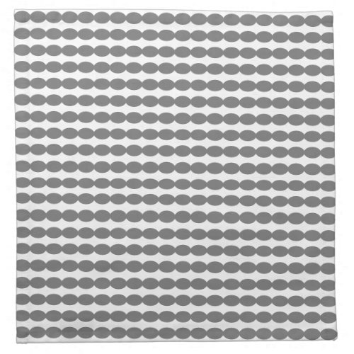 Modern Grey Gray White Geometric Patterns Custom Cloth Napkin