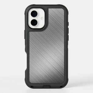 Modern Grey Texture Template iPhone 16 Plus Case