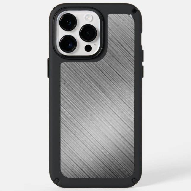Modern Grey Texture Template Speck iPhone Case (Front)