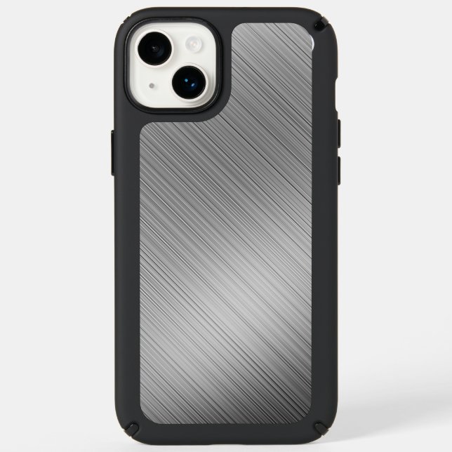 Modern Grey Texture Template Speck iPhone Case (Front)