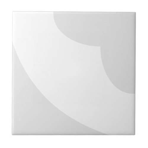 Modern Grey White Circle Star Flower Pattern Ceramic Tile