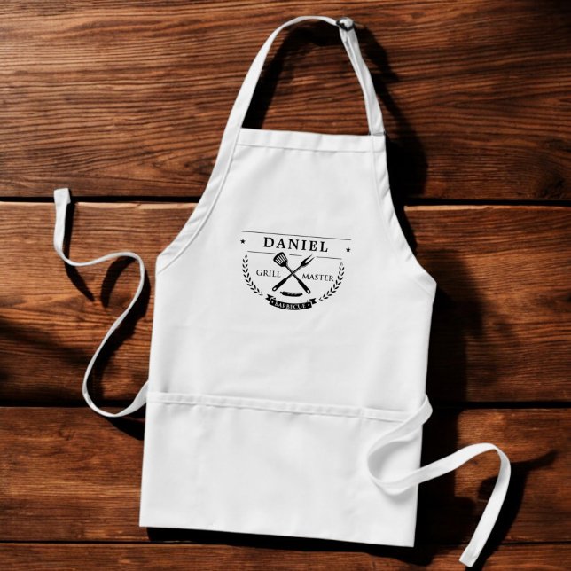  Modern Grillmaster Father's Day  Adult Apron (Creator Uploaded)